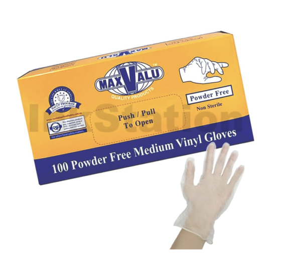 Gloves Medium Clear Unpowered 100s (10)